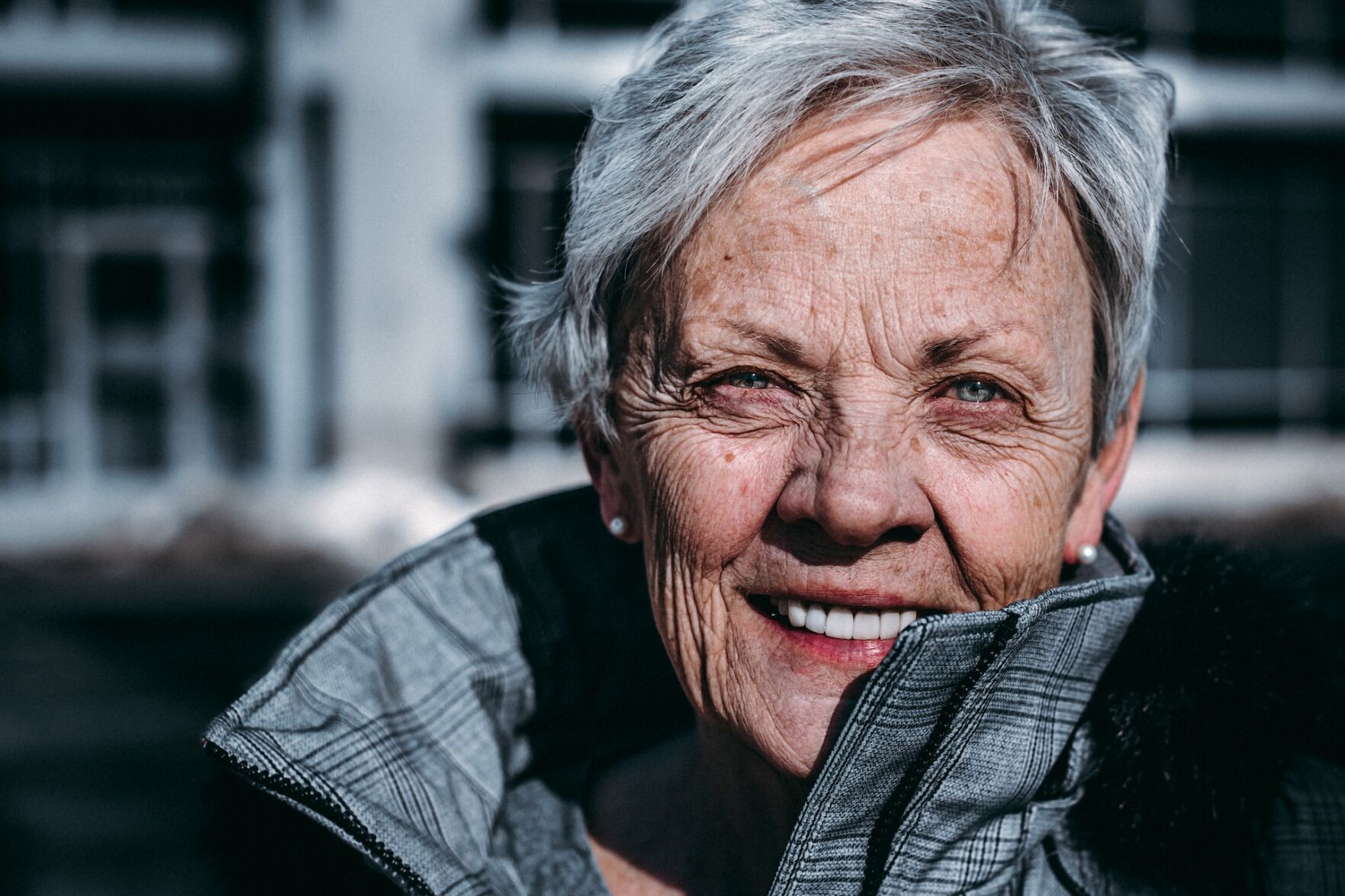 AS this woman has aged, her perspective in life has changed